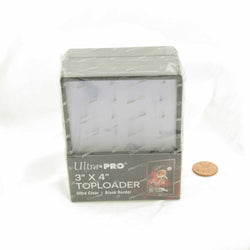 UPR81158 Black Boarder 3in x 4in Clear Top Loader Sleeves Pack of 25 Ultra Pro (ONLINE ORDER ONLY)