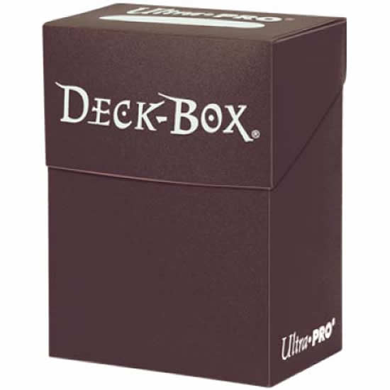 UPR82556 Brown Deck Box With Self Locking Lid Ultra Pro (ONLINE ORDER ONLY)
