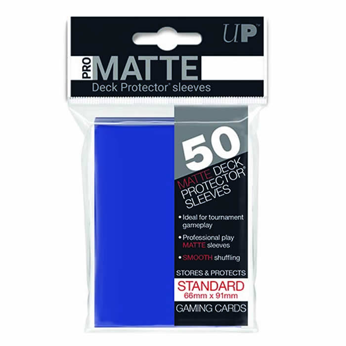 UPR82653 Pro-Matte Blue Card Sleeves 50 Count Ultra Pro (ONLINE ORDER ONLY)