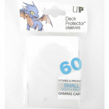 UPR82963 White Small Card Sleeves 60 Count Ultra Pro (ONLINE ORDER ONLY)