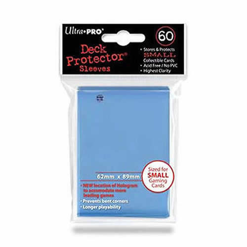 UPR82972 Light Blue Small Card Sleeves 60 Count Ultra Pro (ONLINE ORDER ONLY)