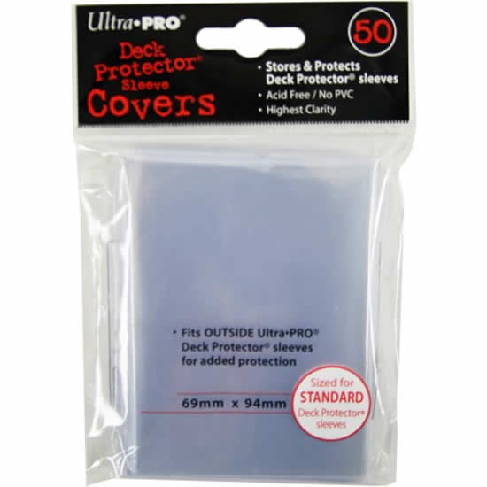 UPR84080 Clear Standard Sleeves 50 Count Ultra Pro (ONLINE ORDER ONLY)