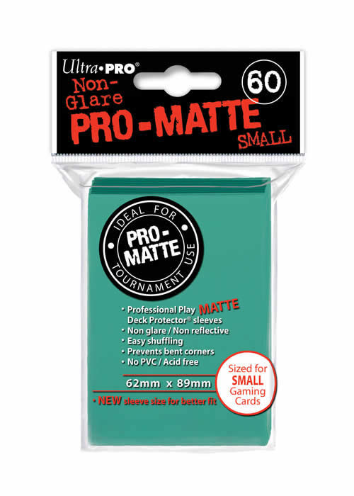 UPR84152 Aqua Pro-Matte Small Card Sleeves 60 Count Ultra Pro (ONLINE ORDER ONLY)