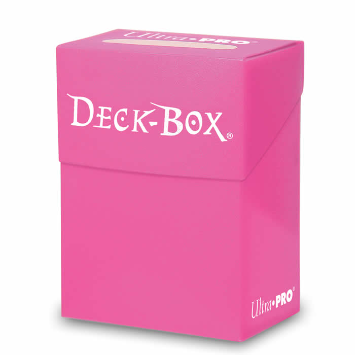 UPR84226 Bright Pink Deck Box Ultra Pro (ONLINE ORDER ONLY)