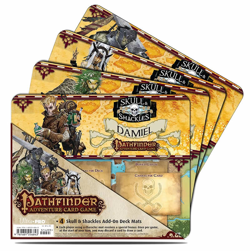 UPR84377 Skull And Shackles Add On Character 4 Pack Play Mat (ONLINE ORDER ONLY)