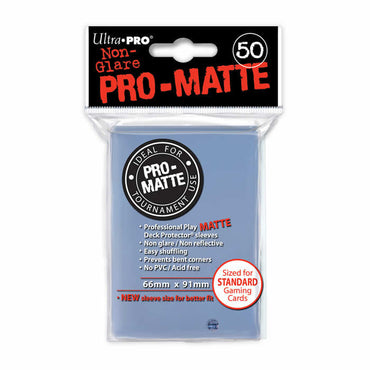 UPR84490 Pro Matte Clear Standard Card Sleeves 50 Count Ultra Pro (ONLINE ORDER ONLY)