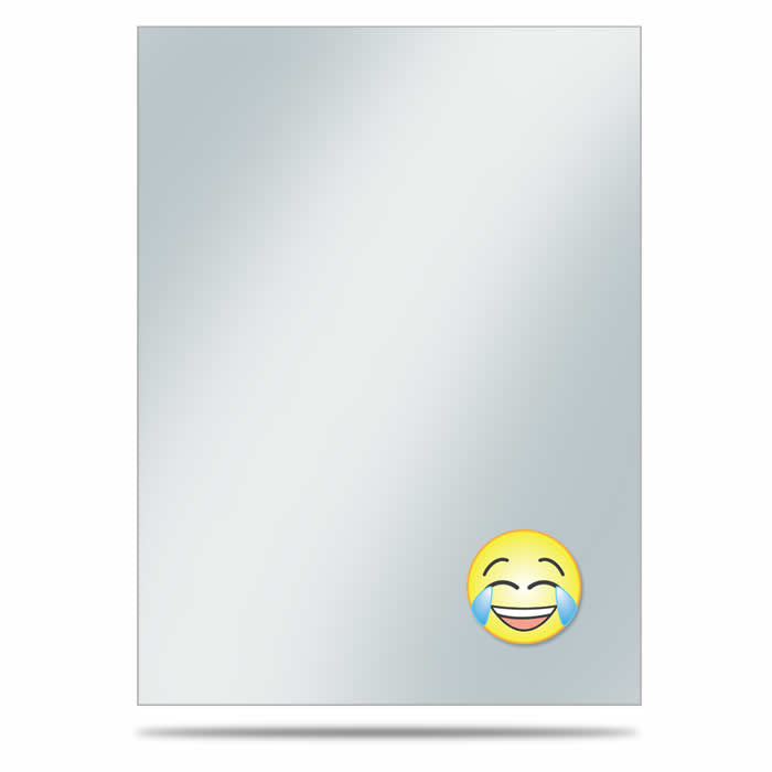 UPR84748 Happy Tears Emoji Standard Card Sleeve Covers (ONLINE ORDER ONLY)