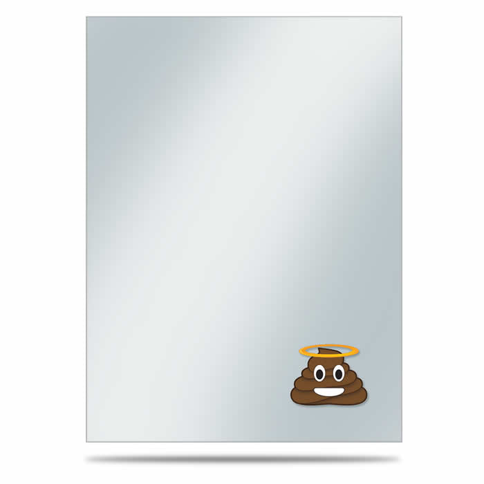 UPR84749 Holy Crap Emoji Standard Card Sleeve Covers 50 Count (ONLINE ORDER ONLY)