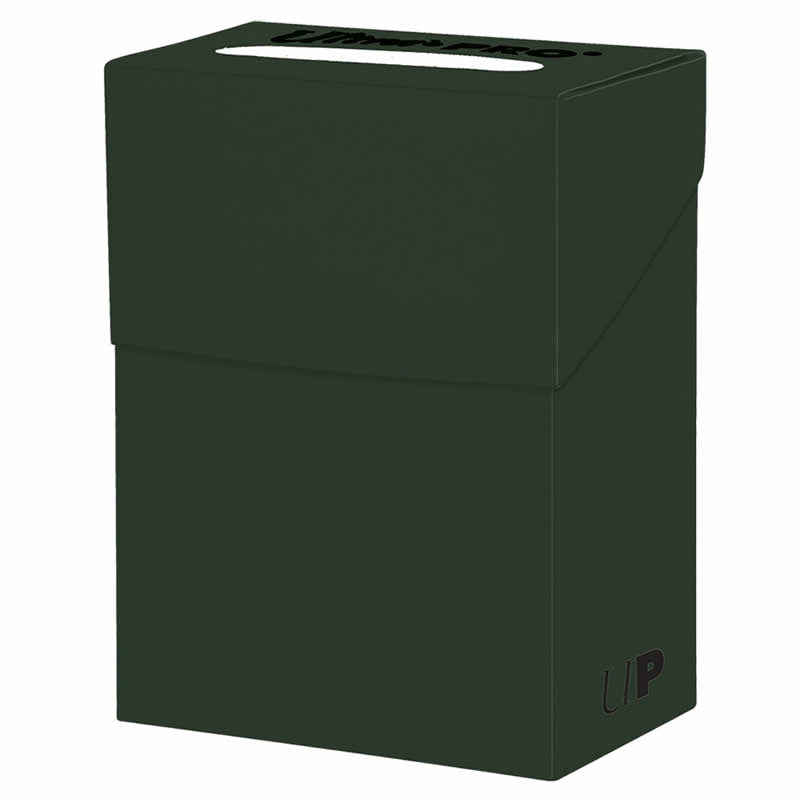 UPR85294 Solid Forest Green Deck Box Holds 80 Standard Cards Ultra Pro (ONLINE ORDER ONLY)