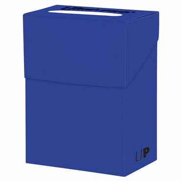 UPR85299 Blue Deck Box Holds 80 Standard Cards Ultra Pro (ONLINE ORDER ONLY)