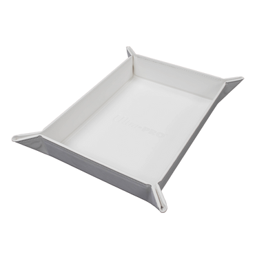 Vivid Magnetic Folding Dice Tray - White