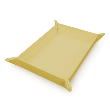 Vivid Magnetic Folding Dice Tray - Yellow