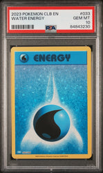 2023 POKEMOM BLASTOISE & SUICUNE ex DECK WATER ENERGY #33 PSA 10 (Online Order Only)