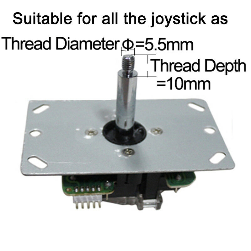 Arcade Joystick DIY Parts Top Ball Top Handle Battop Ball Multi Colors (Online Only)