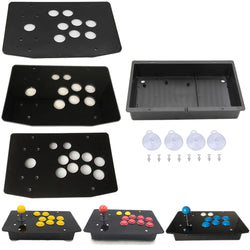 RAC-K500F Acrylic Panel Flat Case 24/30mm Button Hole DIY Arcade Joystick Kits (Online Only)