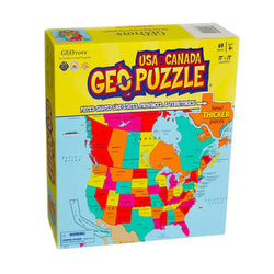 USA & Canada GeoPuzzle 69 Piece Jigsaw Puzzle Geotoys (ONLINE ORDER ONLY)
