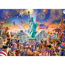 USA Pets Festival 300 Piece Jigsaw Puzzle Eurographics