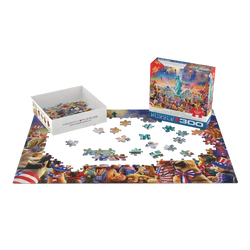 USA Pets Festival 300 Piece Jigsaw Puzzle Eurographics