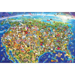 USA Wonders 2000 Piece Jigsaw Puzzle Eurographics