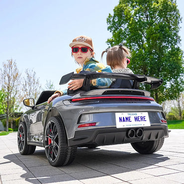 Custom Kids’ Ride-On Car License Plate (ONLINE ORDER ONLY)