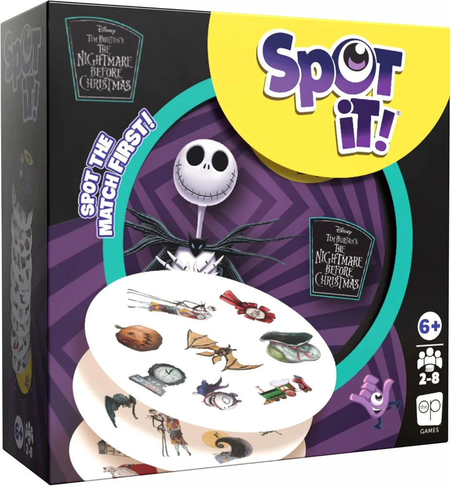 Spot It! Disney Tim Burton's The Nightmare Before Christmas (ONLINE ORDER ONLY)