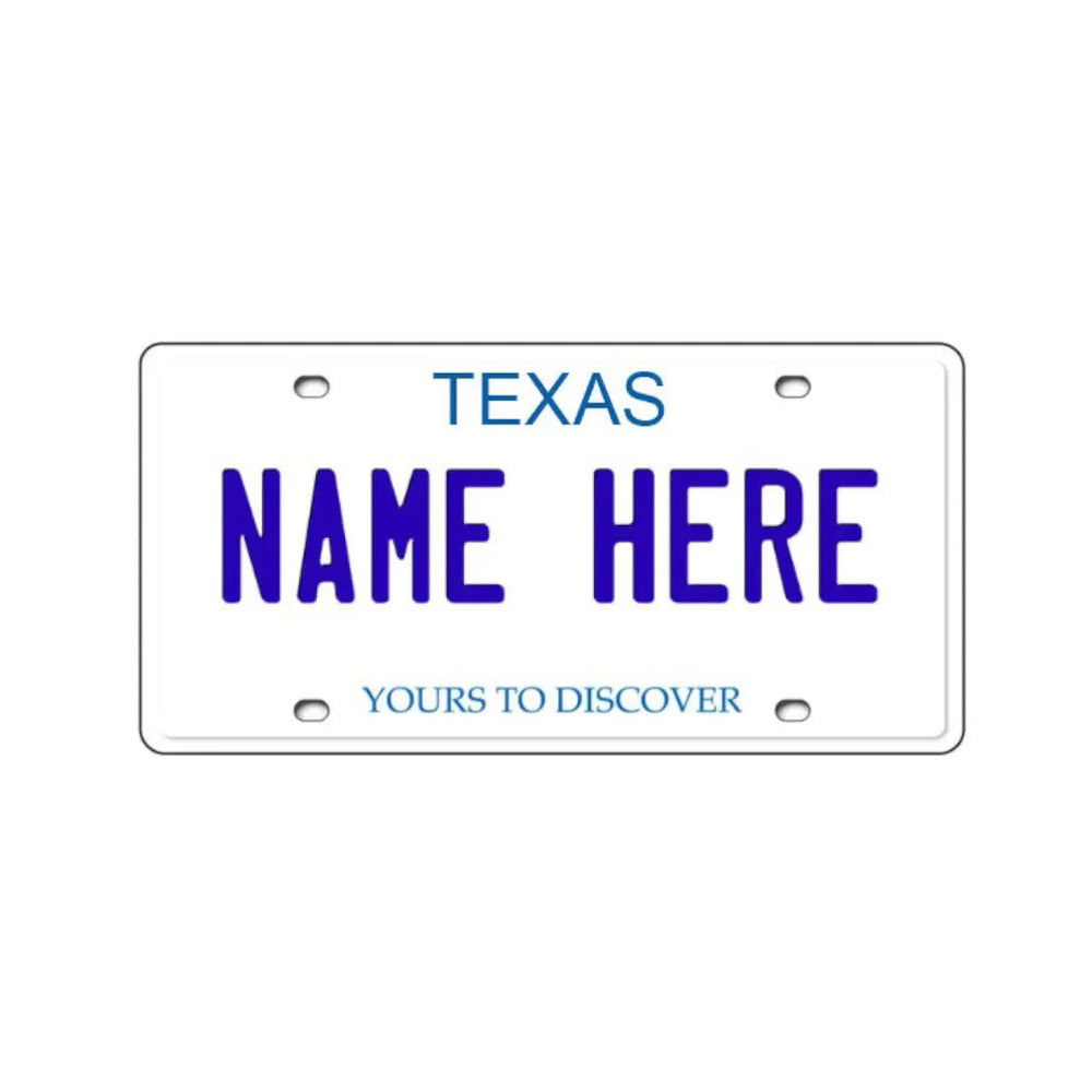 Custom Kids’ Ride-On Car License Plate (ONLINE ORDER ONLY)