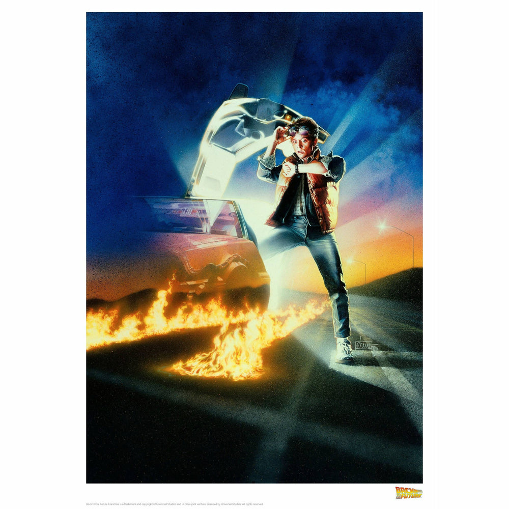 Back to the Future "Classic Movie Art" Limited Edition Commemorative Print (ONLINE ORDER ONLY)