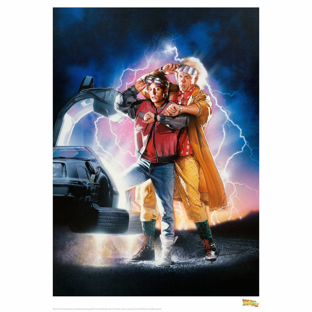 Back to the Future Part II "Classic Movie Art" Limited Edition Commemorative Print (ONLINE ORDER ONLY)