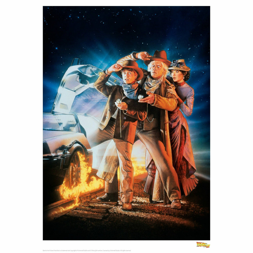 Back to the Future Part III "Classic Movie Art" Limited Edition Commemorative Print (ONLINE ORDER ONLY)
