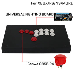 RAC-J800B All Buttons Leverless Arcade Joystick Fight Stick For PS5/PS4/PS3/Xbox/PC (Online Only)