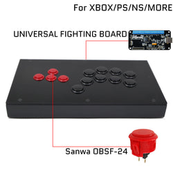 RAC-J802B All Button Leverless Arcade Game Controller for PC/PS/XBOX/SWITCH (Online Only)