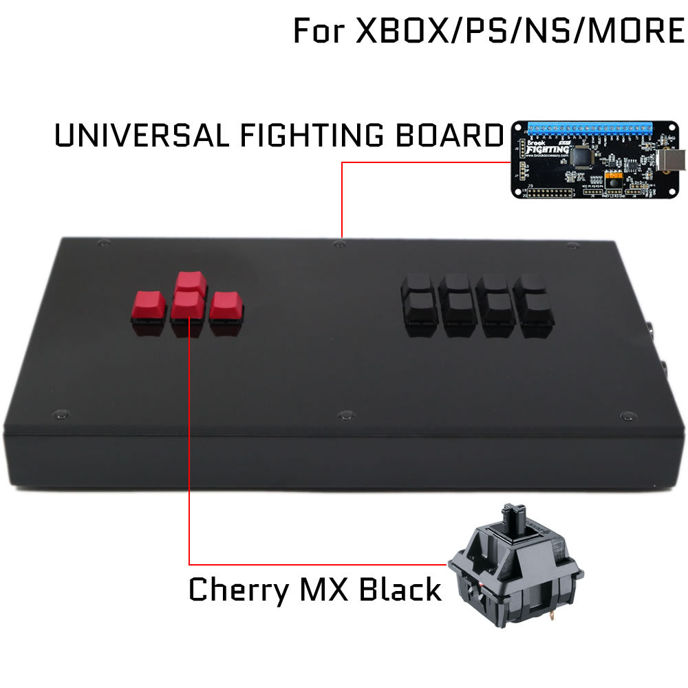 RAC-J800KK Mechanical Keyboard Arcade Game Controller for PC/PS/XBOX/SWITCH (Online Only)