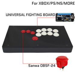 RAC-J801B All Button Leverless Arcade Game Controller for PC/PS/XBOX/SWITCH (Online Only)