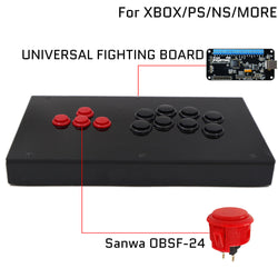 RAC-J800BB All-Button Leverless Arcade Controller for PC, PlayStation, Xbox & Switch (Online Only)