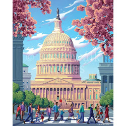 U.S. Capitol 210 Piece Jigsaw Puzzle Boardwalk (ONLINE ORDER ONLY)