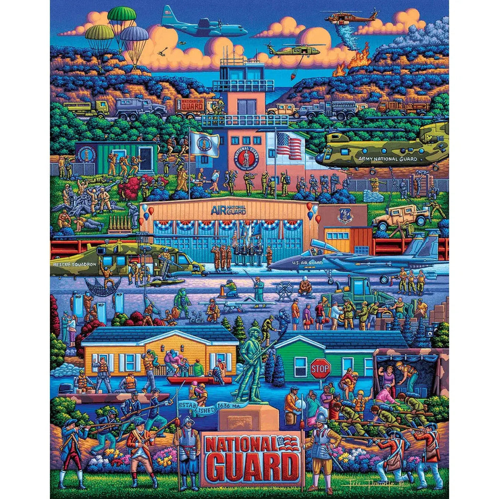 U.S. National Guard 500 Piece Jigsaw Puzzle Dowdle (ONLINE ORDER ONLY)