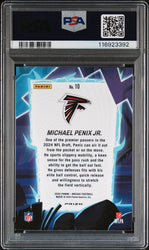 Graded 2024 Panini Mosaic Michael Penix Jr #10 Storm Rookie RC Football Card PSA 10 Gem Mint (ONLINE ORDER ONLY)