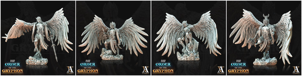 3D Printed Archvillain Games Astral Court Order of the Gryphon - Ucelot Skywardens 28mm 32mm D&D (Online Only)