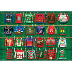 Ugly Christmas Sweaters 550 Piece Jigsaw Puzzle in Tin Eurographics (ONLINE ORDER ONLY)