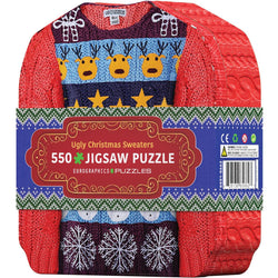 Ugly Christmas Sweaters 550 Piece Jigsaw Puzzle in Tin Eurographics (ONLINE ORDER ONLY)