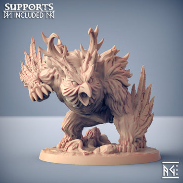 3D Printed Artisan Guild Uldar Druidical Beast Form Deepwood Alfar Set 28mm 32mm (Online Only)
