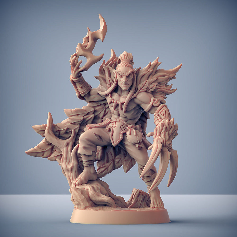 3D Printed Artisan Guild Uldar the Shapeshifter Deepwood Alfar Set 28mm 32mm (Online Only)
