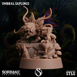 3D Printed Sordane Publishing Umbral Saplings 28 32mm D&D (Online Only)