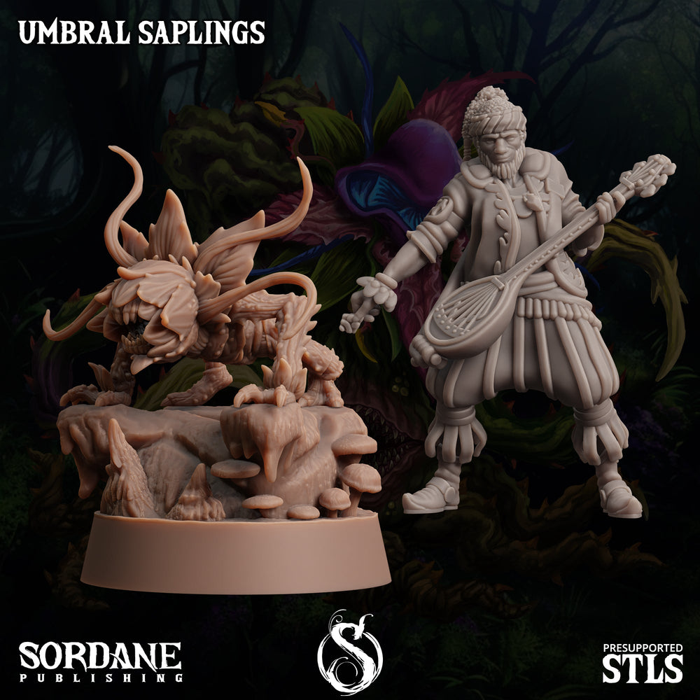 3D Printed Sordane Publishing Umbral Saplings 28 32mm D&D (Online Only)