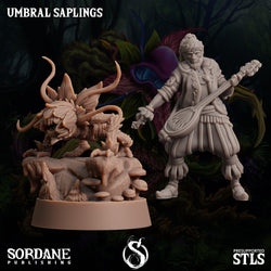 3D Printed Sordane Publishing Umbral Saplings 28 32mm D&D (Online Only)