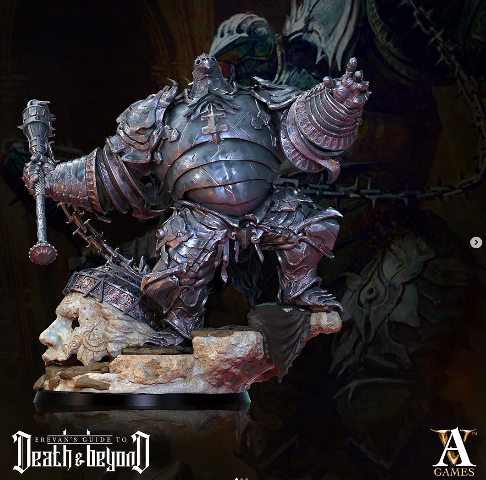 3D Printed Archvillain Games Umbrall Juggernaut Death and Beyond 28 32mm D&D (Online Only)