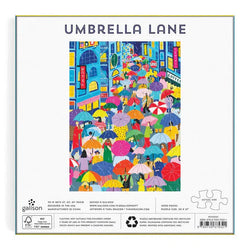 Umbrella Lane 1000 Piece Jigsaw Puzzle Galison (ONLINE ORDER ONLY)