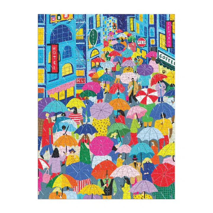 Umbrella Lane 1000 Piece Jigsaw Puzzle Galison (ONLINE ORDER ONLY)