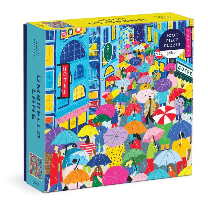 Umbrella Lane 1000 Piece Jigsaw Puzzle Galison (ONLINE ORDER ONLY)