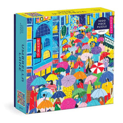 Umbrella Lane 1000 Piece Jigsaw Puzzle Galison (ONLINE ORDER ONLY)